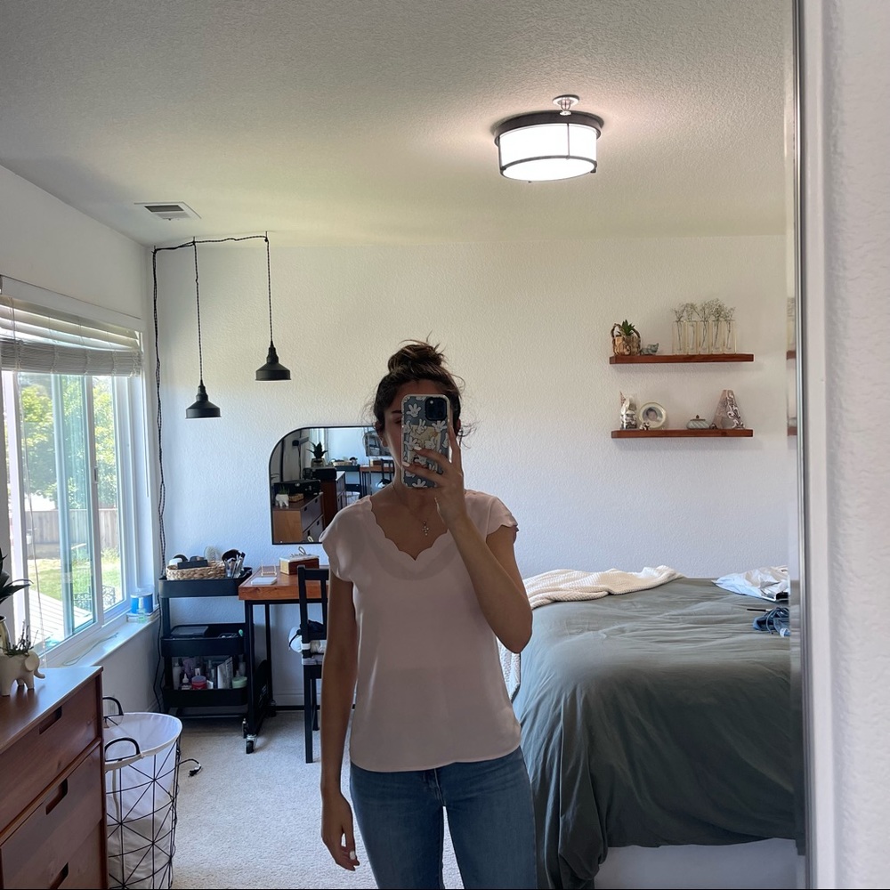 Pink blouse